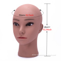 Soft Realistic Silicone Male Female Doll Mannequin Head